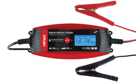 Ładowarka prostownik AMiO cyfrowy 6V/12V 1.2-120Ah