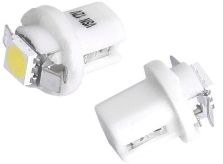Żarówki LED T5 Bax B8.5d 12V SMD białe