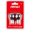 Żarówki samochodowe AMiO P21W BA15s 12V zestaw