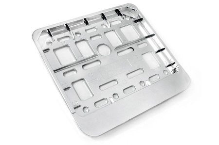 Ramka do mocowania tablic rejestracyjnych AMiO 14x14 cm