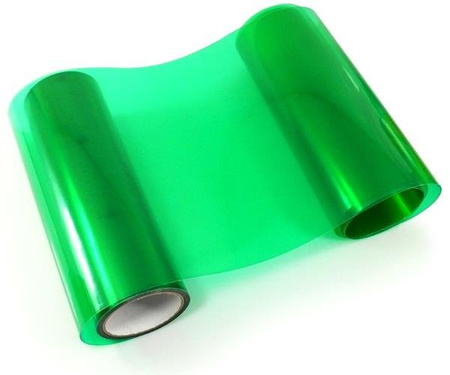 Folia tuningowa do lamp 30x50cm Hoalte zielona przyciemniana