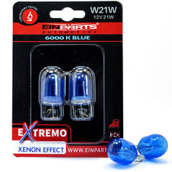 Żarówki W21W T20 6000K Extremo 100% Xenon Eeffect