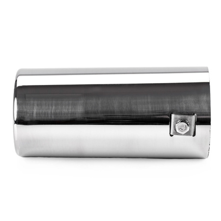 Końcówka tłumika AMiO chromowana ze stali nierdzewnej 82mm