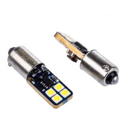 Żarówki LED Einparts H6W 3030 8 SMD canbus 12V białe