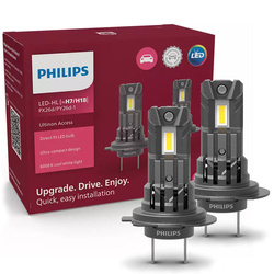 Żarówki PHILIPS H4 H19 6000K Ultinon Access 12V 20W komplet