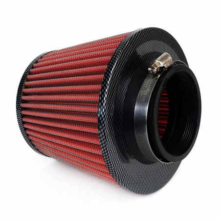 Filtr powietrza stożkowy CARBON + 3 adaptery