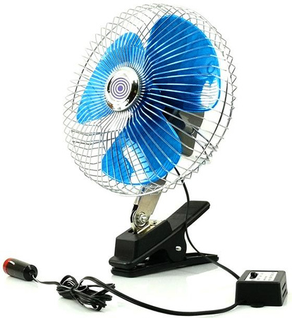 Wentylator samochodowy metalowy Carcommerce 8" 24V