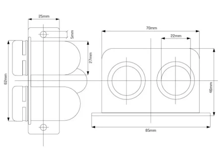 Wodoodporne gniazdo zapalniczki Carmotion 12V/24V 15A