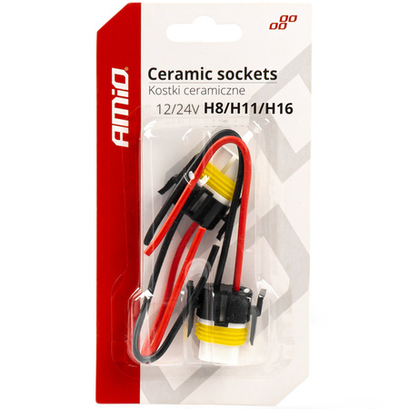 Kostki montażowe AMiO H8/H11/H16 cermiczne