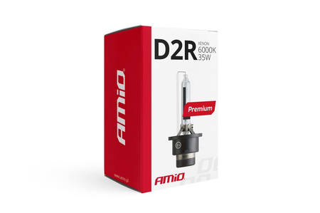 Żarnik Amio D2R 6000K 35W 12V Premium