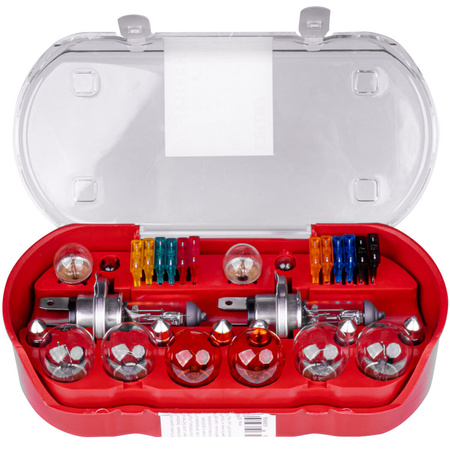 Żarówki i bezpieczniki AMiO H4 12V zestaw