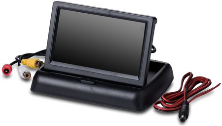 Monitor kamery cofania Hoalte 12V 4,3" USZKODZONY PRZYCISK OTWIERANIA