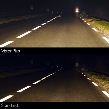 Żarówki PHILIPS H7 Vision Plus +60% 12V PX26d komplet