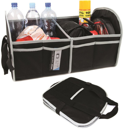 Organizer rozkładany do bagażnika samochodu AMiO 55x31x30cm