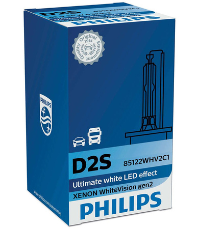 Żarnik ksenonowy D2S Philips Xenon White Vision 5000K +120%