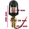 Trzpień prosty do lampy ostrzegawczej AMiO FIG-02 12V/24V