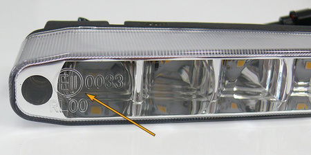 Światła do jazdy dziennej M-Tech LDO506 5 LED 12V RL00 automat
