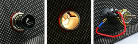 Zapalniczka z podświetlanym gniazdem 12V Automax