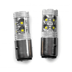 Żarówki LED Einparts S2 BA20d 10 SMD CREE 50W 6000K
