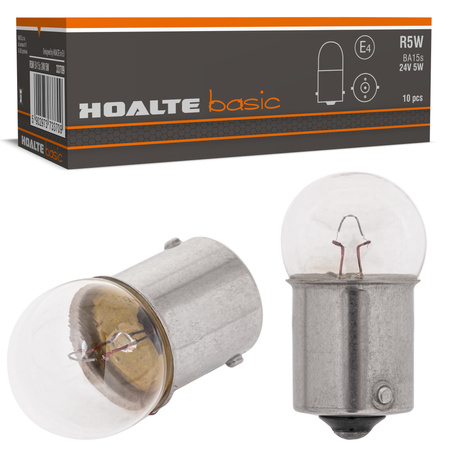 Żarówki Hoalte Basic R5W 24V 5W G18 BA15s, opak.10szt