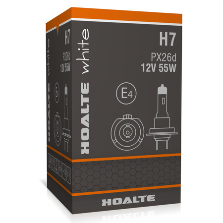 Żarówka halogenowa H7 Hoalte Super White 12V 55W 4200K
