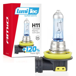 Żarówka halogenowa AMiO H11 12V 55W LumiTec SuperWhite