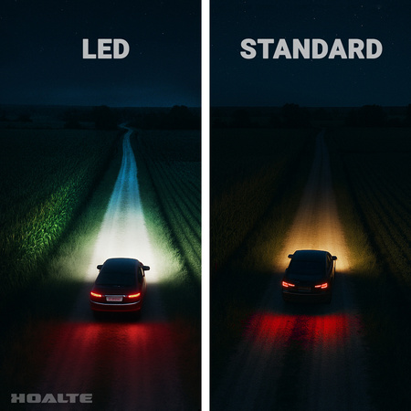 Żarniki Hoalte D4S LED 6000K 100W komplet