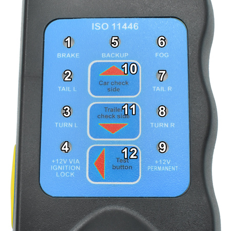 Tester gniazda i wtyczek przyczepy 13-pin AMiO