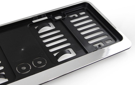 Ramka do małych tablic rejestracyjnych chrom Automax 31,7cm x 14,1cm