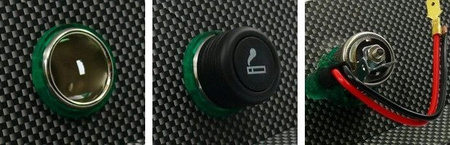 Zapalniczka samochodowa z podświetlanym gniazdem AMiO 12V 