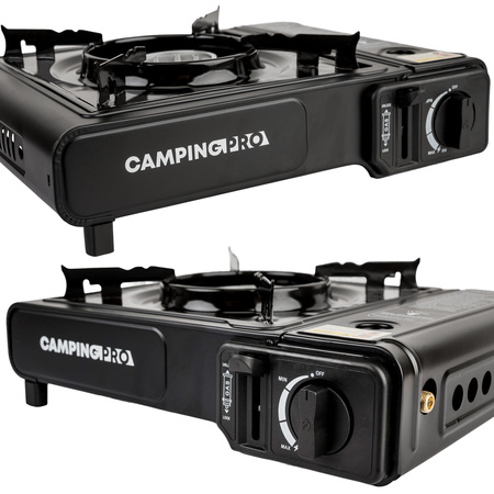 Kuchenka turystyczna gazowa Hoalte CampingPro 2w1 Double na kartusz i butlę