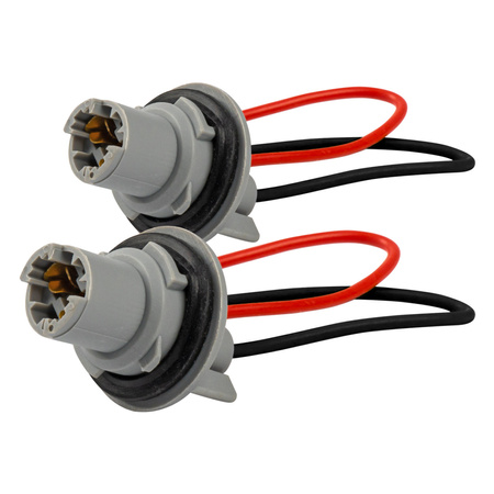 Kostki montażowe do żarówwek AMiO T15 W16W W5W LED komplet