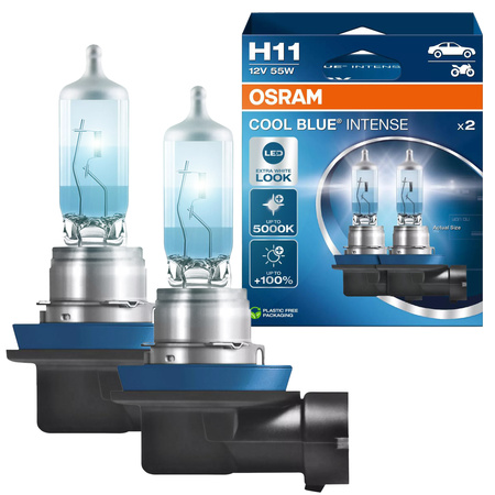 Żarówki halogenowe Osram H11 Cool Blue Intense 12V 55W 5000K komplet 