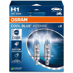 Żarówki halogenowe Osram H1 COOL BLUE INTENSE NextGen 12V 55W komplet