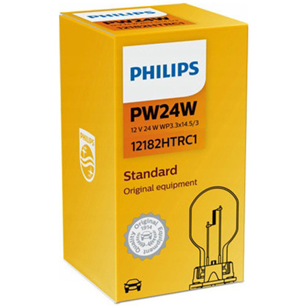 Żarówka konwencjonalna PHILIPS PW24W 12V 24W WP3.3x14.5/3 