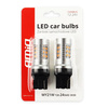 Żarówki LED W21W Amio 24SMD T20 7440 12V/24V komplet