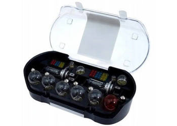 Zestaw zapasowych żarówek i bezpieczników Carmotion H7 12V 30 elementów