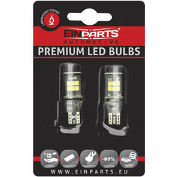 Żarówki LED EinParts W16W WHITE  T15 15SMD 2835 CANBUS komplet