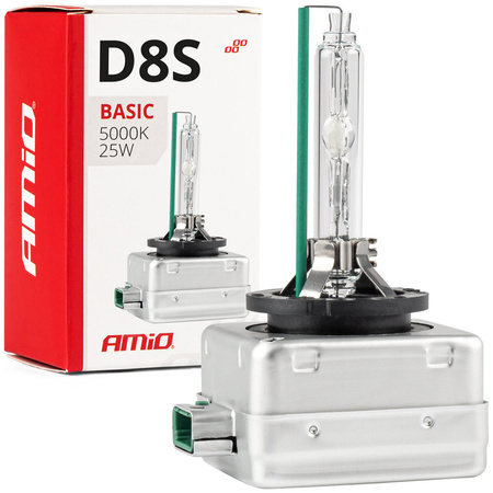 Żarnik ksenonowy AMiO D8S Xenon 5000K 25W 