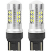 Żarówki LED W21/5W T20 W3x16q canbus 24 SMD 12V/24V