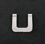 Emblemat / naklejka - chrom litera ''U''
