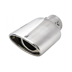 Chromowana końcówka tłumika Automax 117mm montaż 45-60mm