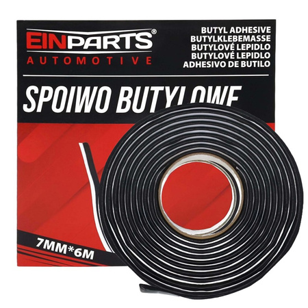 Klej spoiwo butylowe do uszczelniania Einparts 7mm x 7mm x 6m