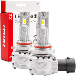 Żarówki LED AMiO HB3 LED X2 CANBUS 72W 6500K komplet