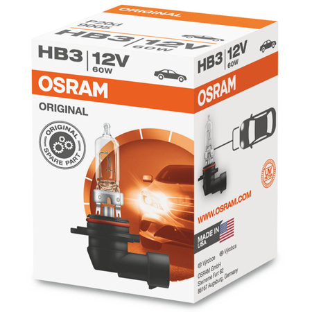 Żarówka halogenowa HB3 (9005) OSRAM 12V 60W P20d Original