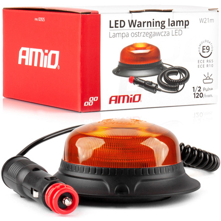 Lampa ostrzegawcza Mini AMiO W21m 18 LED R65/R10 12/24V