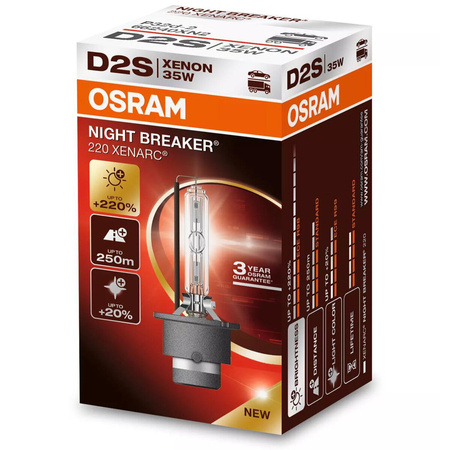 OSRAM D2S 35W XENARC NIGHT BREAKER LASER +220%