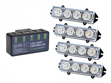 Lampki ostrzegawcze Carmotion 12v 16W pomarańczowa