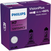 Żarówki PHILIPS H7 Vision Plus +60% 12V PX26d komplet