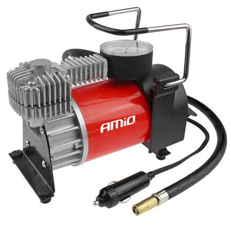 Kompresor samochodowy metalowy AMiO 12V HQ ACOMP-3